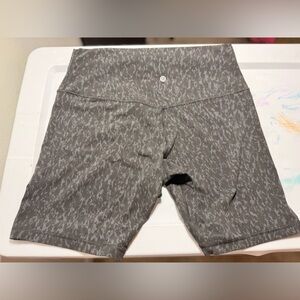 lululemon athletica Gray Patterned Shorts